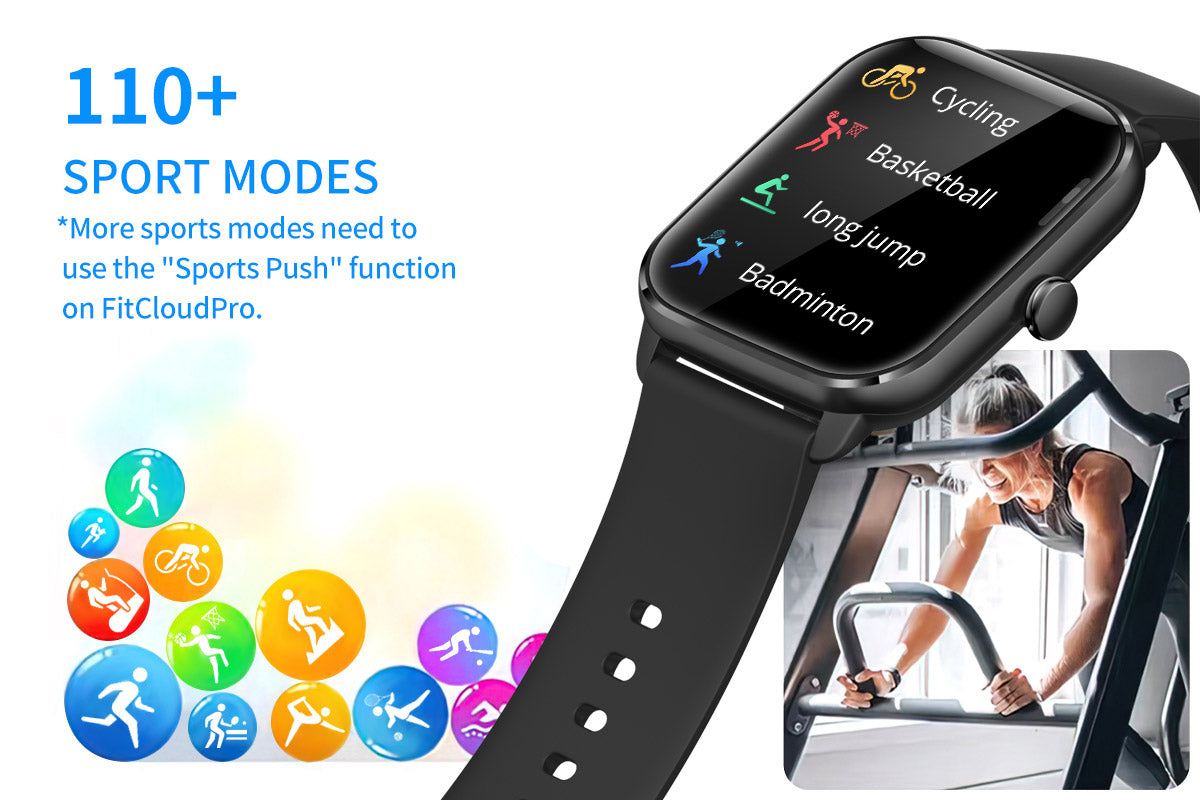 Smart Watch C61 - Elegante schermo HD da 1,9", monitoraggio della salute e impermeabile