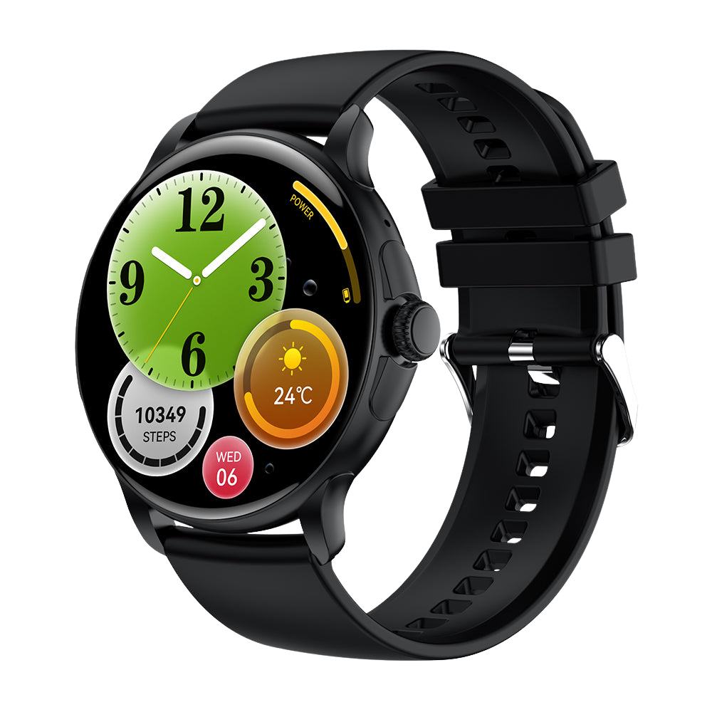COLMI V72 Smart Watch con elegante display AMOLED, monitoraggio fitness IP68 impermeabile, nero