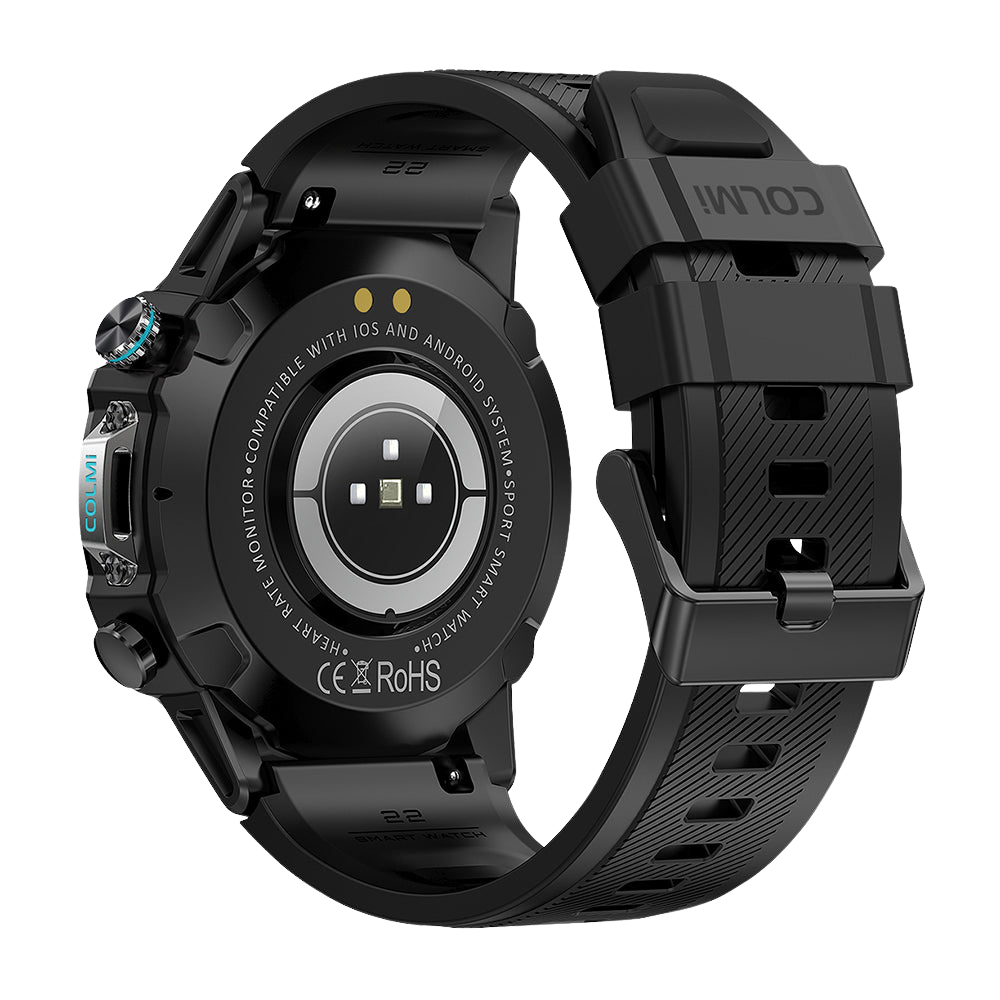 COLMI M42 Smartwatch Display AMOLED da 1,43″ Modalità Sport 100+ Chiamate Vocali Smart Watch colore argento vista posteriore
