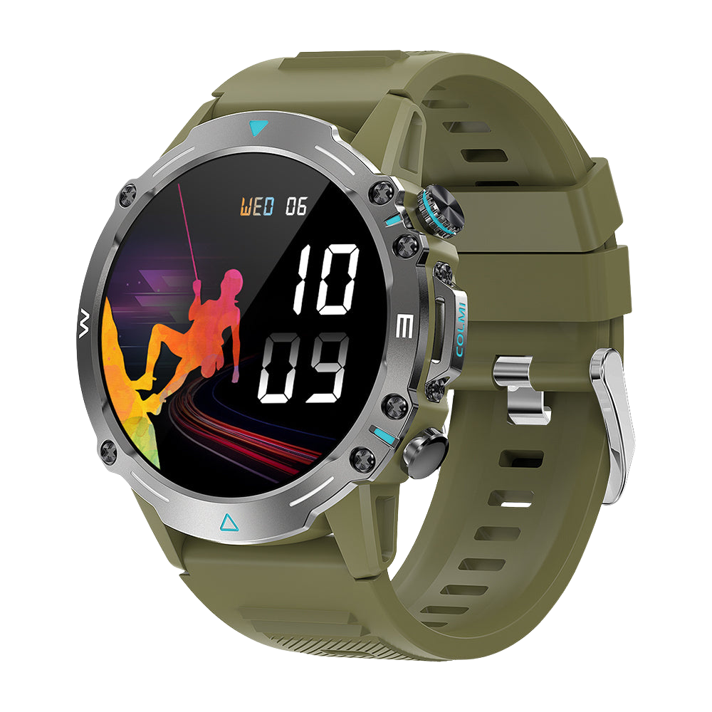 COLMI M42 Smartwatch Display AMOLED da 1,43″ Modalità Sport 100+ Chiamate Vocali Smart Watch colore verde vista da destra