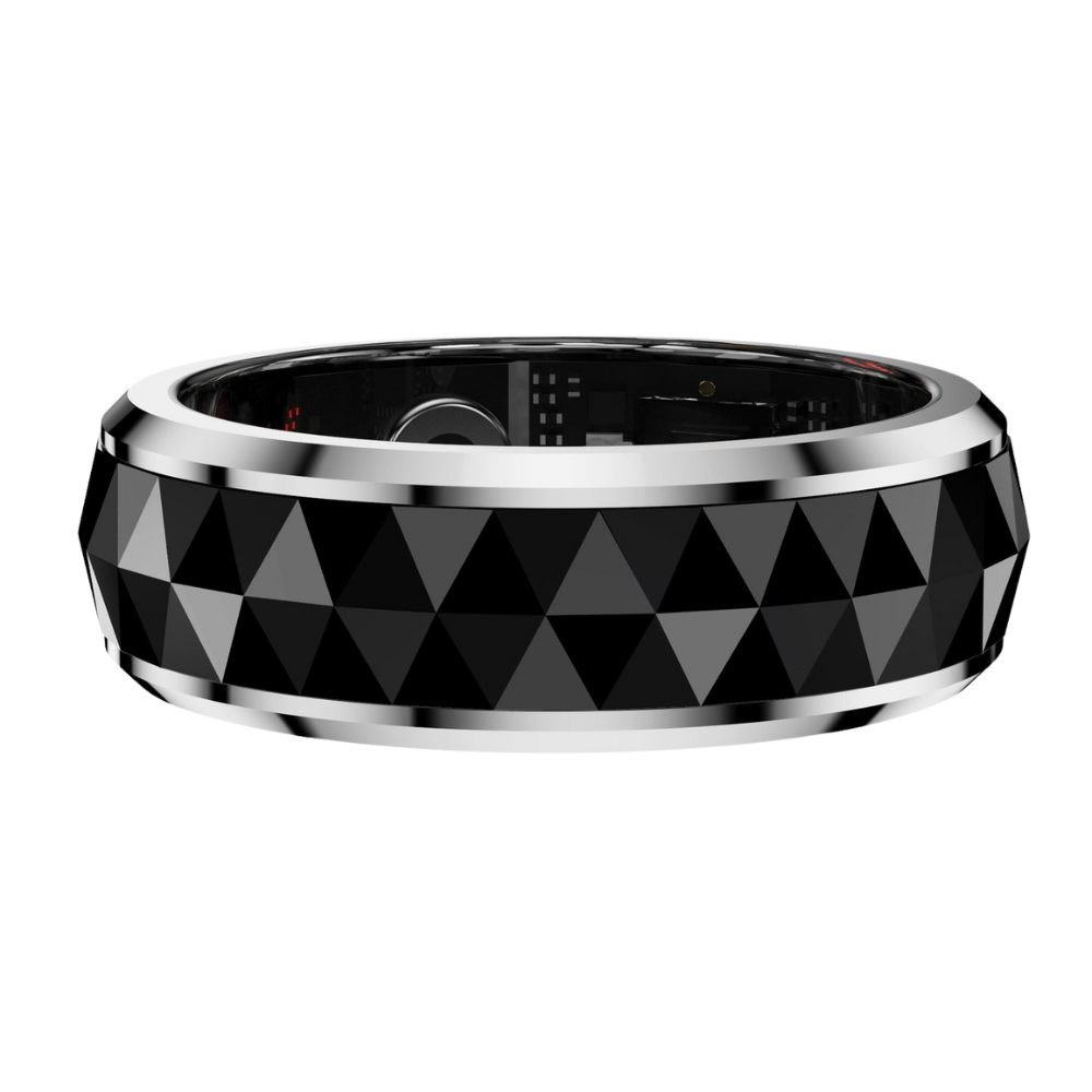 COLMi R11 Smart Ring - Monitoraggio della frequenza cardiaca, dell'ossigeno nel sangue e strati di design impermeabili