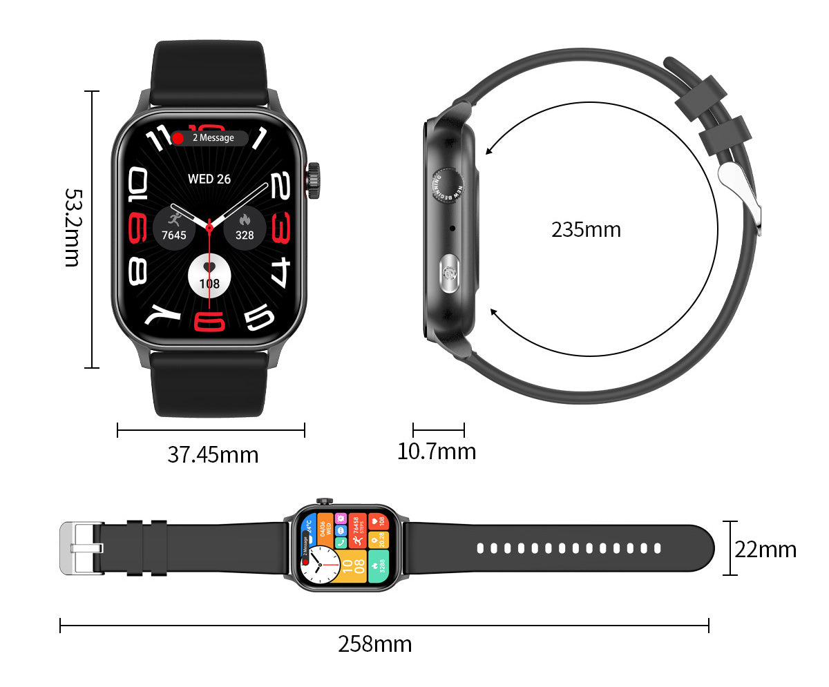 COLMI P78 Smartwatch 1.96 Sport all'aria aperta Fitness 3ATM Impermeabile Anteprima