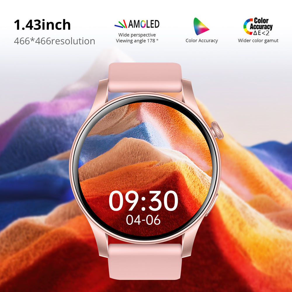 Orologio intelligente Colmi V73 con display AMOLED, orologio intelligente per il monitoraggio del fitness