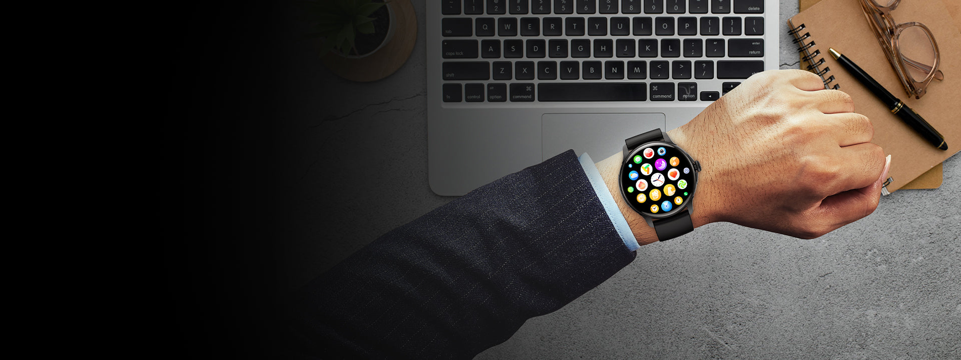 smartwatch per ufficio colmi v72 smartwatch con ampio display e multifunzione