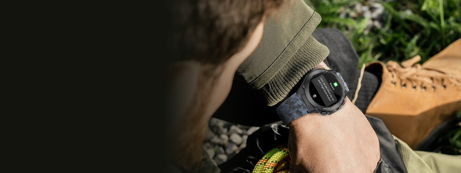 smartwatch sportivo con gestione delle notifiche colmi v75 smartwatch