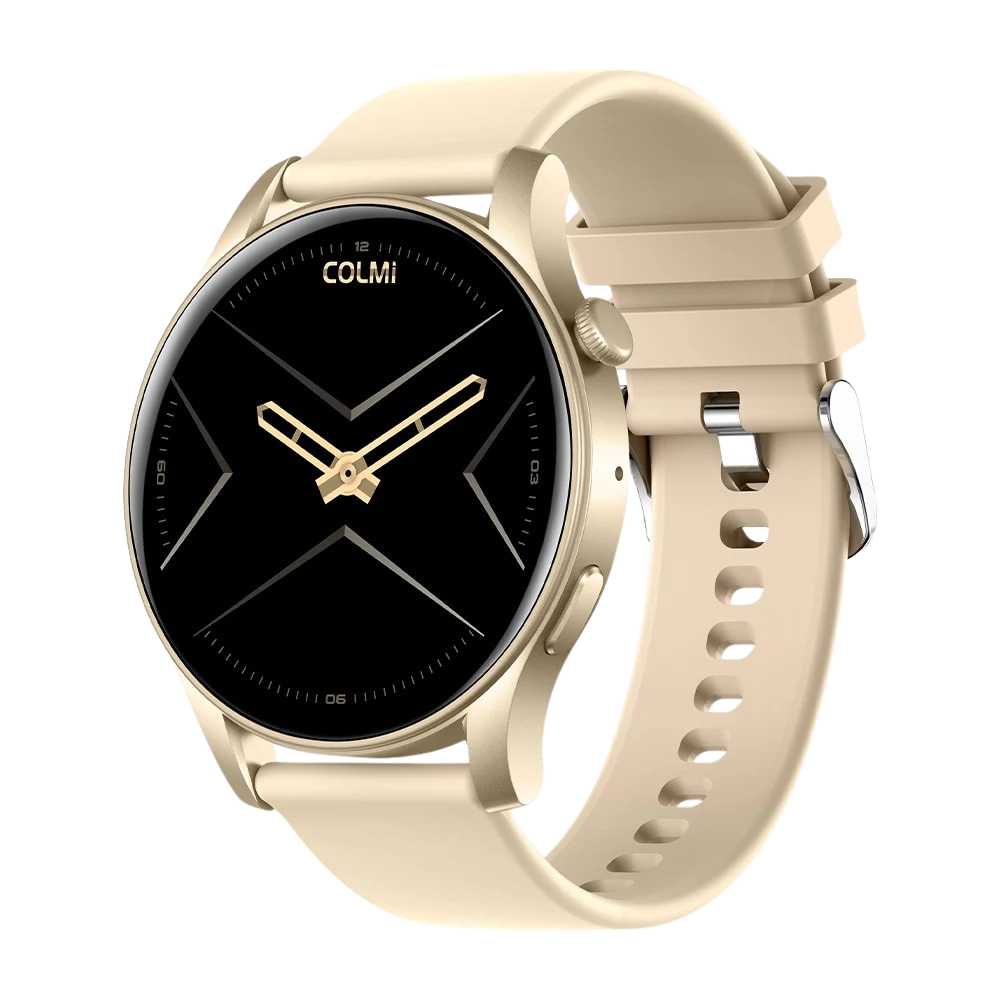 COLMI V73 Smart Watch con elegante display AMOLED, monitoraggio fitness, impermeabile IP68, colore oro