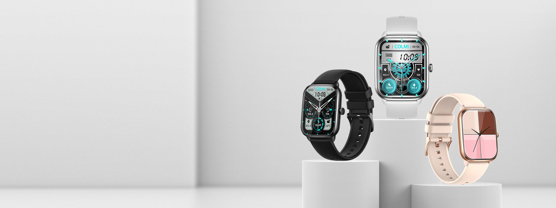 orologio intelligente colmi c61 con ampio display in diversi colori