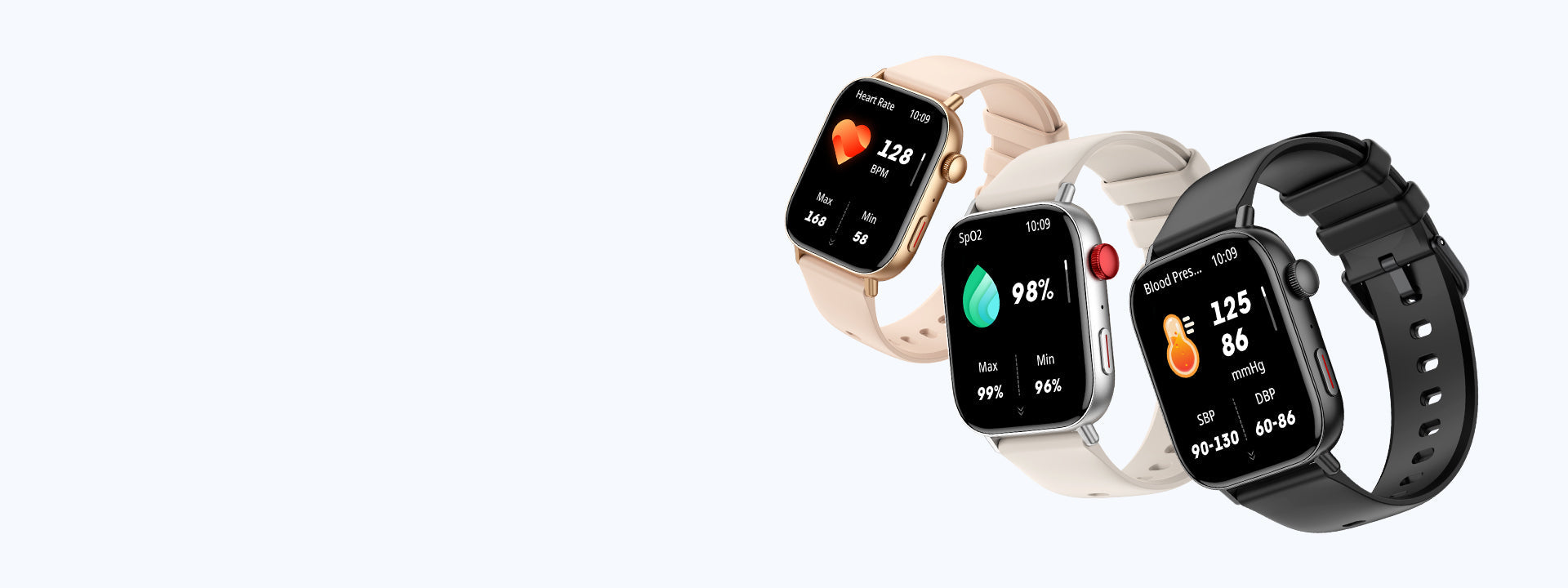 Orologio intelligente Colmi C8 max con ricarica wireless disponibile nei colori oro, nero e argento