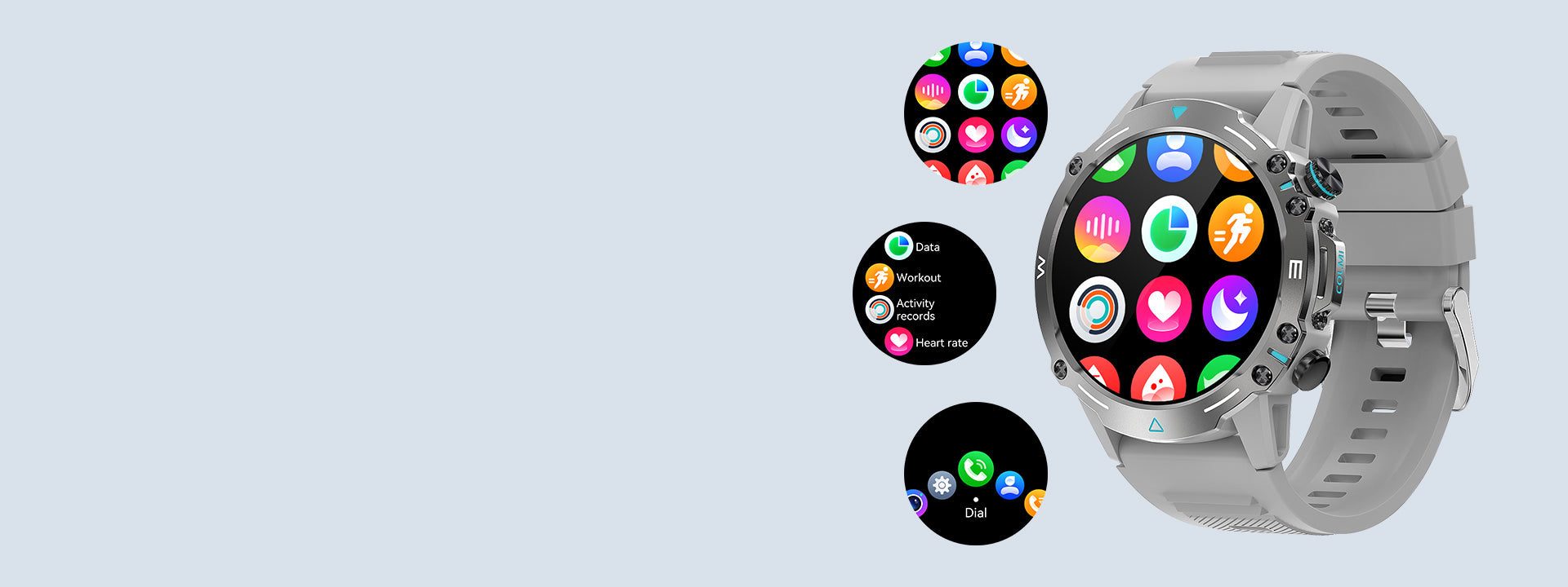 orologio intelligente multifunzionale robusto colmi m42 smartwatch