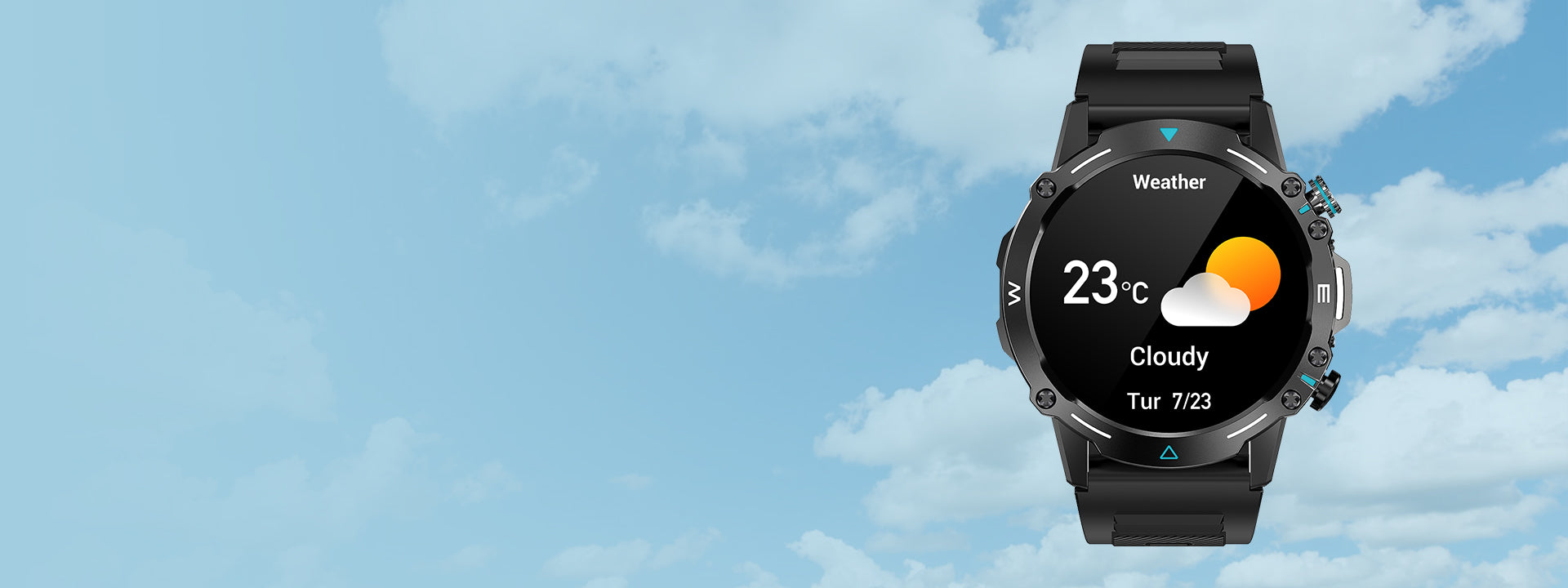 Smartwatch con informazioni meteo colmi m42