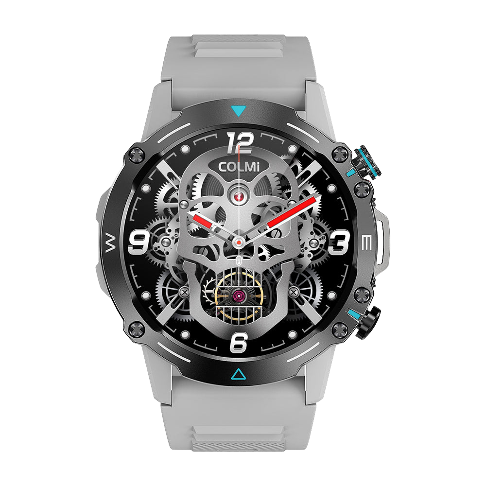 COLMI M42 Smartwatch Display AMOLED da 1,43″ Modalità Sport 100+ Chiamate Vocali Smart Watch colore argento vista frontale