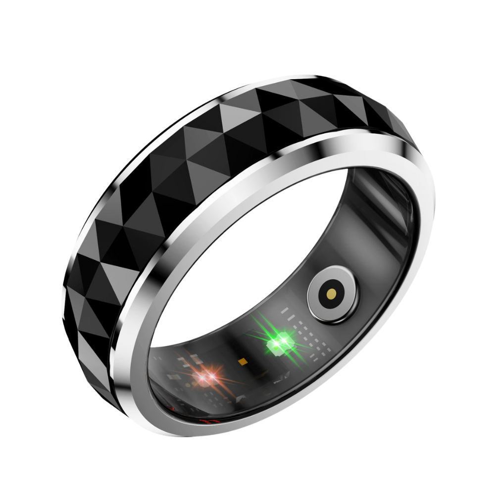 COLMi R11 Smart Ring - Monitoraggio della frequenza cardiaca, dell'ossigeno nel sangue e design impermeabile con sensori