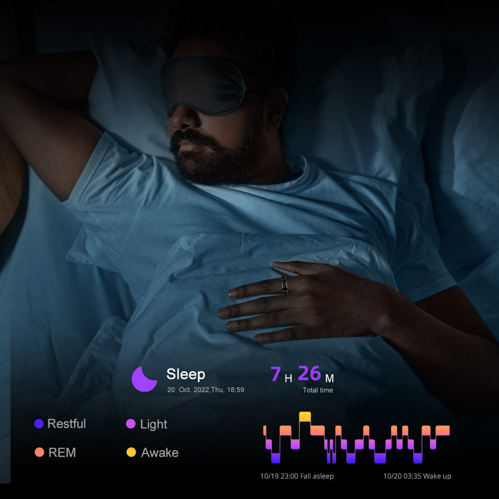 Analisi del sonno con anello intelligente Colmi R11