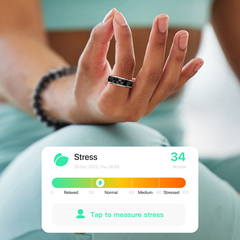 Monitoraggio dello stress tramite anello intelligente Colmi R11
