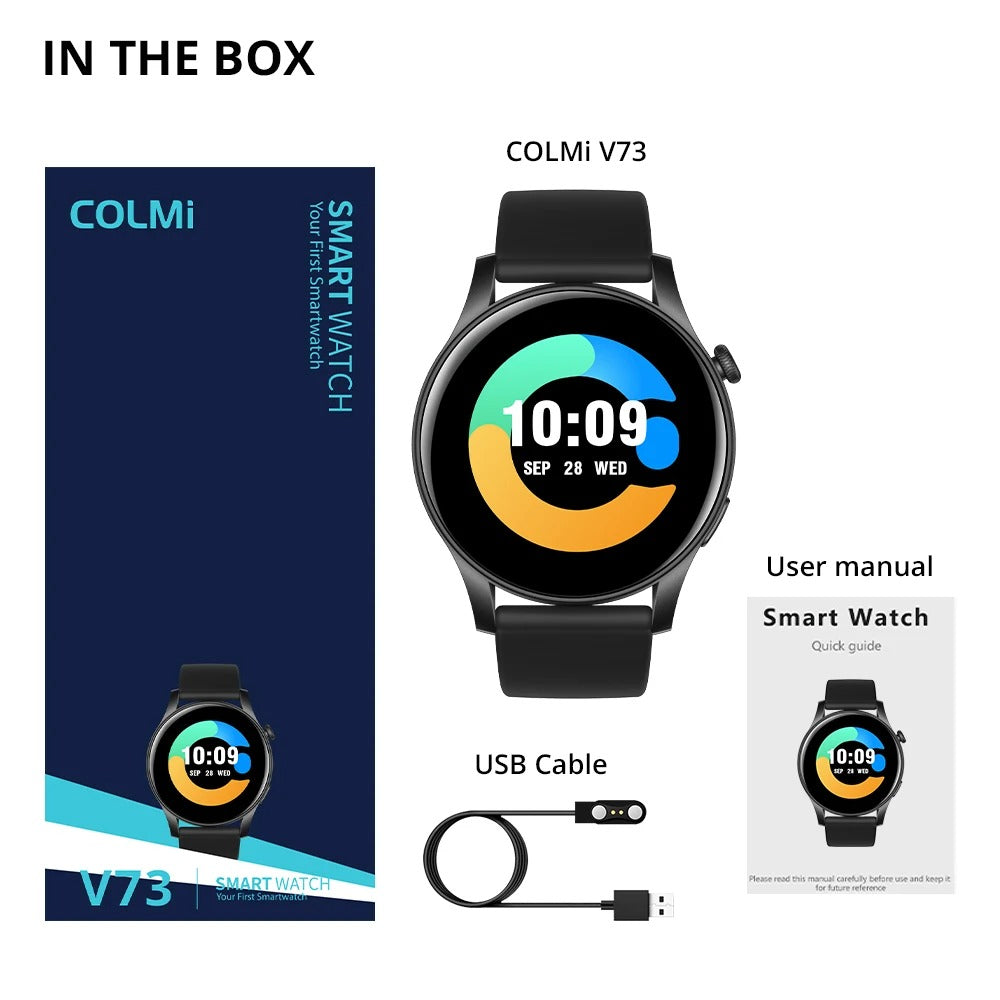 Articoli inclusi nella confezione dello smartwatch Colmi V73