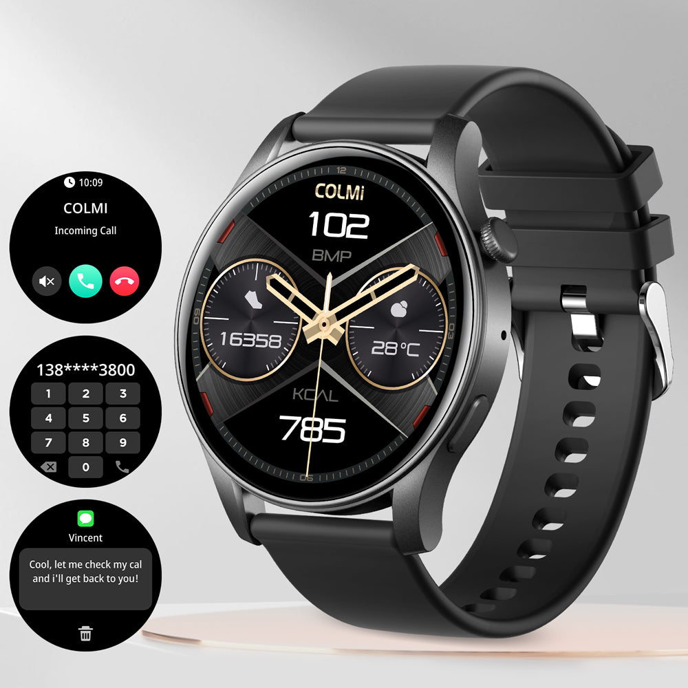 smartwatch con display amoled e chiamate bluetooth colmi v73 smartwatch
