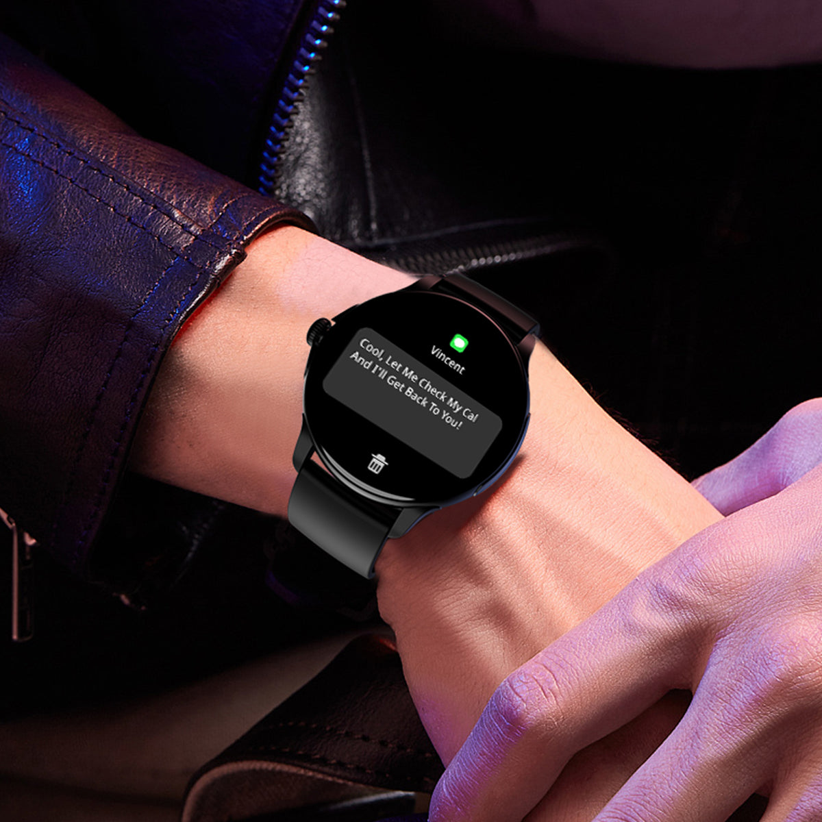 recensione delle notifiche dello smartwatch Colmi V72