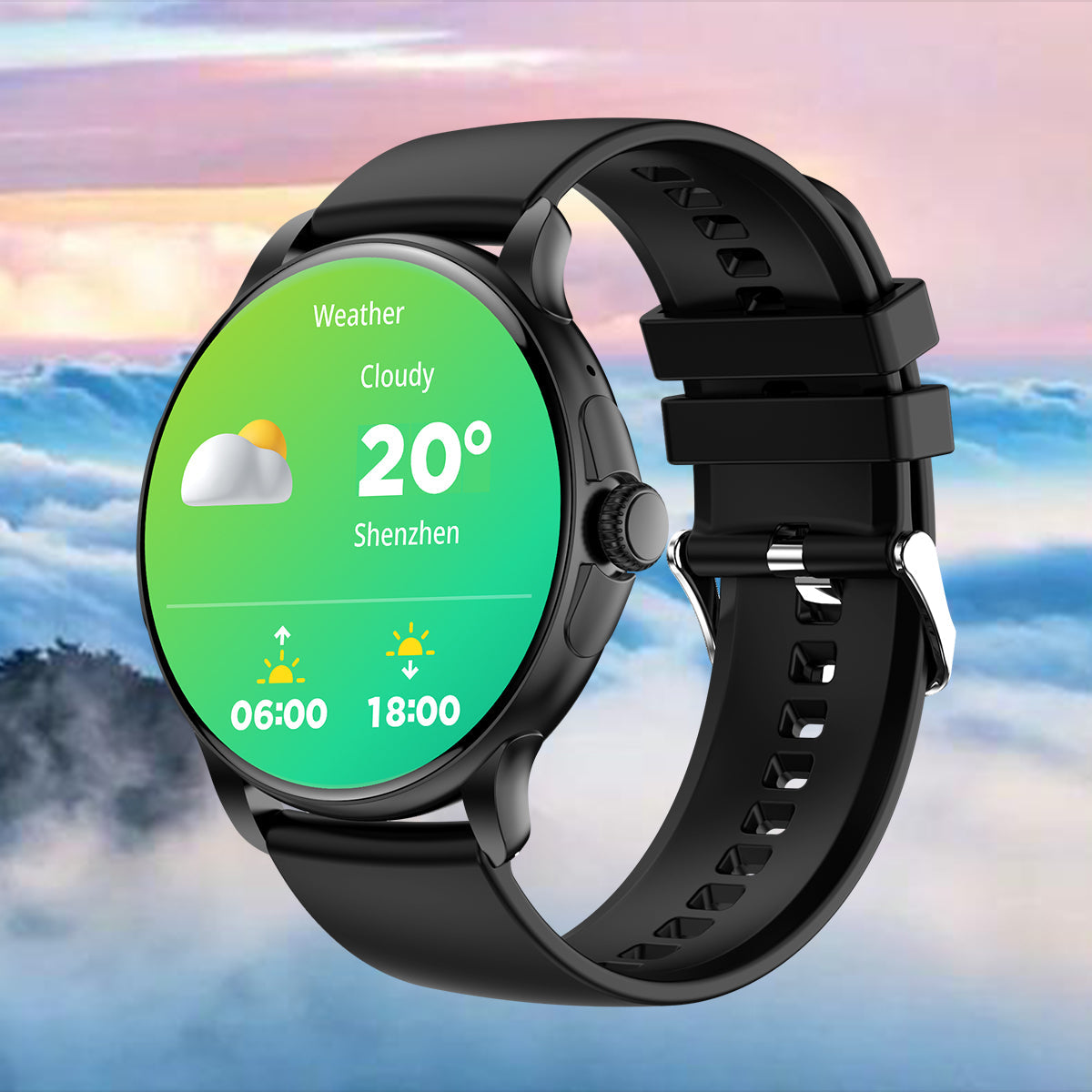 smartwatch con informazioni meteo colmi v72 smartwatch