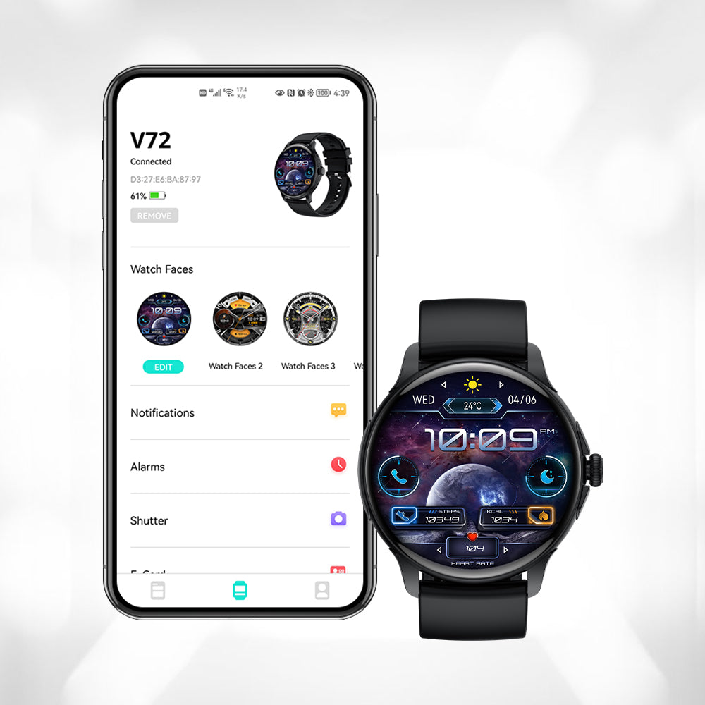 connessione app smartwatch colmi v72