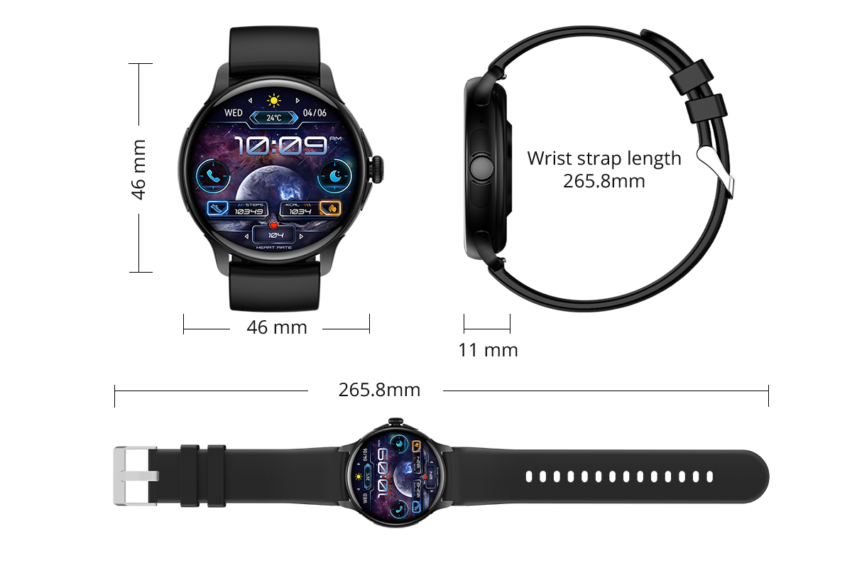 anteprima dello smartwatch colmi v72